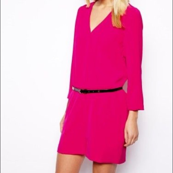 🔥Ted Baker, V-Neck shorts romper, playsuit, deep pink
